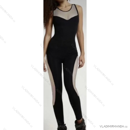Overal dlouhý bez rukávu dámský (S/M ONE SIZE) ITALSKÁ MÓDA IMPMD236173L