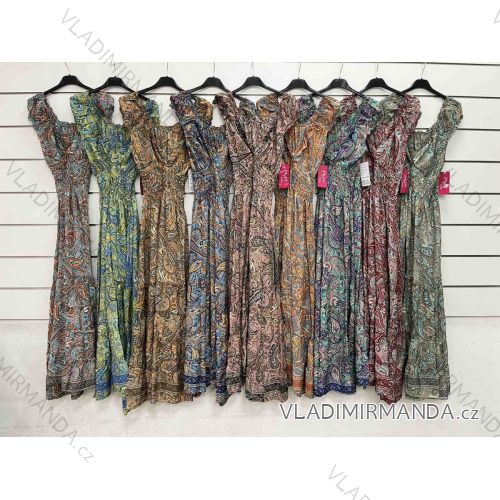 Summer short sleeve summer dress (S / M ONE SIZE) ITALIAN FASHION IMWY21019
