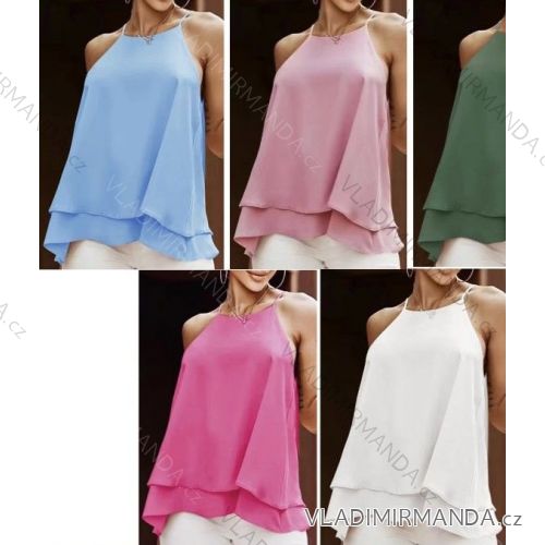 Tielko letné elegantné na ramienka dámske (S/M ONE SIZE) TALIANSKA MÓDA IMWB23317
