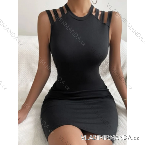 Women's Long Chiffon Short Sleeve Dress (S/M ONE SIZE) ITALIAN FASHION IMWGS231048