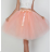Skirt to the knees ladies t-shirt with a free size AFASHION AF18059 peach M / L