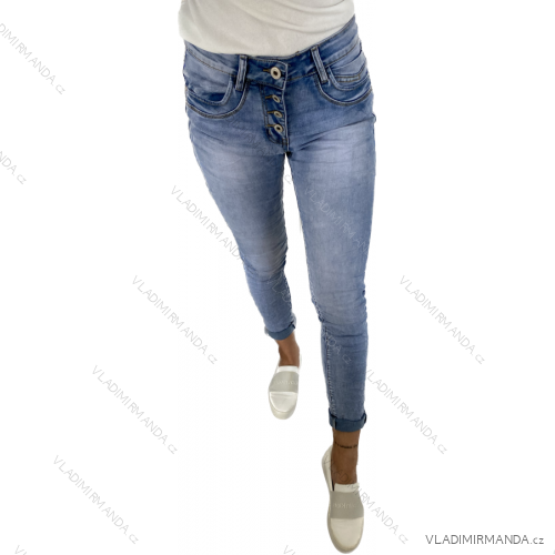 Rifle jeans baggy dlhé dámske (XS-XL) JEWELLY JEW23JW2328