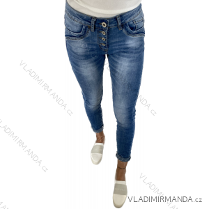 Rifle jeans baggy dlouhé dámské (XS-XL) JEWELLY JEW23JW6401