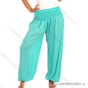 Kalhoty aladinky harémky dlouhé dámské (S/M/L ONE SIZE) ITALSKÁ MÓDA IMD21400