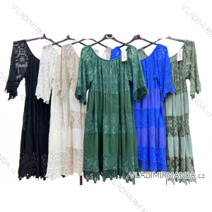 Shirt extended 3/4 long sleeve women's (L/XL/2XL ONE SIZE) ITALIAN FASHION IM423025