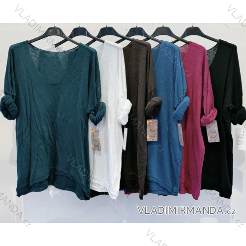 Women's Long Sleeve T-Shirt (S/M ONE SIZE) ITALIAN FASHION IMPMD2331012L