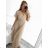 Women's Long Chiffon Short Sleeve Dress (S/M ONE SIZE) ITALIAN FASHION IMWGM23456
