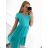 Women's Cotton Short Sleeve Summer Dress (S / M / L / XL ONE SIZE) ITALIAN FASHION IMD22472