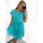 Women's Cotton Short Sleeve Summer Dress (S / M / L / XL ONE SIZE) ITALIAN FASHION IMD22472