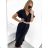 Šaty riflové dlouhé košilové dámské (uni sl) ITALIAN Fashion IM3181746