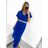 Šaty riflové dlouhé košilové dámské (uni sl) ITALIAN Fashion IM3181746