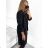 Langärmlige gefütterte verlängerte Damenjacke (M/L/XL ONE SIZE) ITALIAN FASHION IMC23213