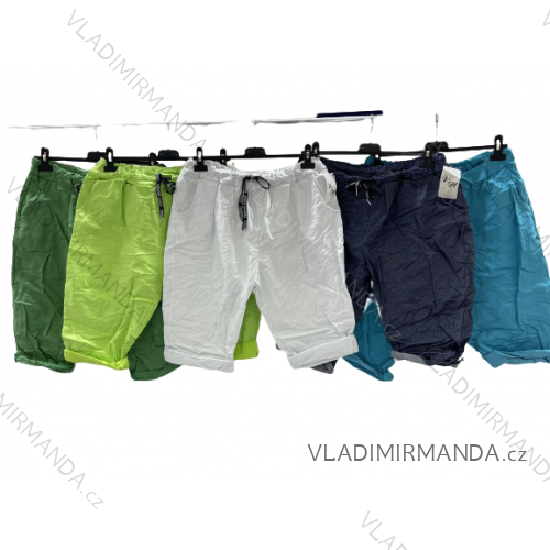 Kraťasy dámské nadrozměrné (3XL/4XL ONE SIZE) ITALSKÁ MÓDA IMWQ23144