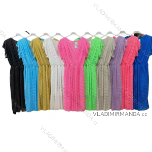 Women Plus Size Sleeveless Lace Dress (3XL/4XL ONE SIZE) ITALIAN FASHION IMWQ2396051