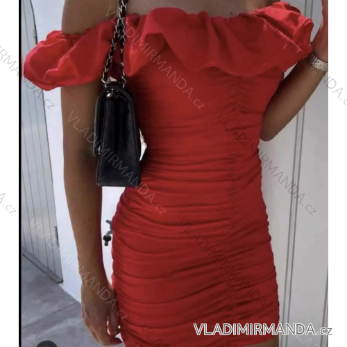 Women's Elegant Carmen Sleeveless Dress (S/M ONE SIZE) ITALIAN FASHION IMPCF234142-3