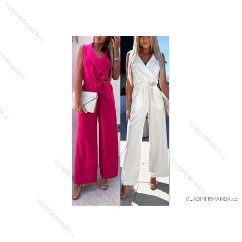 Overal dlouhý elegantní bez rukáv dámský (S/M ONE SIZE) ITALSKÁ MÓDA IMWGB231603