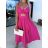 Women's Sleeveless Summer Dress (S / M ONE SIZE) ITALIAN FASHION IMWC222493