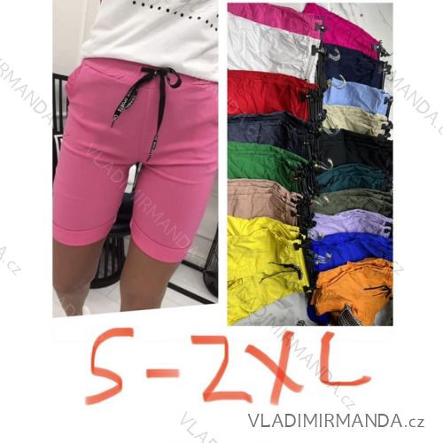 Kraťasy strečové dámské (S-2XL) ITALSKÁ MÓDA IMWD231712