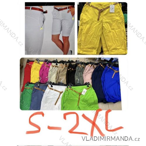 Kraťasy strečové dámské (S-2XL) ITALSKÁ MÓDA IMWD231713