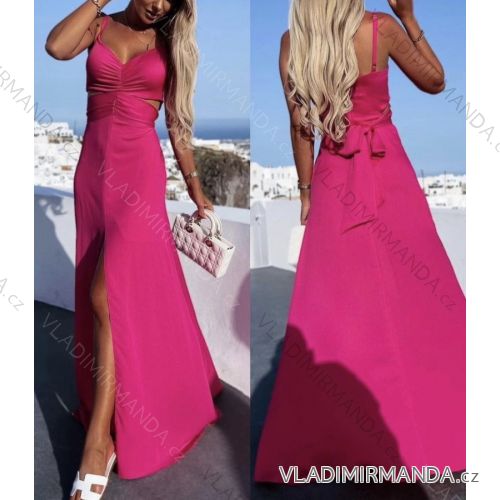 Women's Sleeveless Summer Dress (S / M ONE SIZE) ITALIAN FASHION IMWC222493