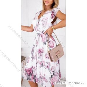 Women's Sleeveless Summer Dress (S / M ONE SIZE) ITALIAN FASHION IMWC222493