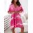 Dress oversize short sleeve womens (UNI S-L) ITALIAN FASHION IMD20187
