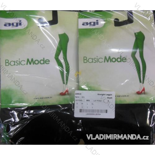 Legíny slabé dlhé dámske nadrozmerné (xl-4XL) AGI turecká MODA 23513