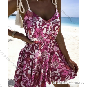 Women's Strapless Summer Dress (S/M ONE SIZE) ITALIAN FASHION IMPCF2356181