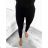 Legíny dlouhé dámské nadrozměr (3XL-5XL) MIEGO MIE238220 S/M black