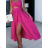 Women's Long Elegant Strapless Dress (S/M ONE SIZE) ITALIAN FASHION IMPCF235486