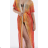 Women's Cardigan Cover Over Swimwear Short Sleeve (S/M ONE SIZE) ITALIAN FASHION IMPCF23JY-17