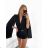 Women's Long Sleeve Elegant Belted Overalls/Dress (S/M ONE SIZE) ITALIAN FASHION IMM23m27030