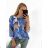 Übergroßer Pullover dünn mit Aufdruck Langarm Damen Übergröße (L/XL/2XL ONE SIZE) ITALIAN FASHION IMB23GATTO