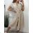 Women's long sleeve blouse (S / M ONE SIZE) ITALIAN FASHION IMWK21011 M / L Light blue