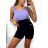 Tílko body dámské na ramínka  (S/M ONE SIZE) ITALSKá MóDA IMM20625 S/M purple