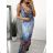 Langes, elegantes, ärmelloses Icecool-Kleid für Damen (M/L, XL/2XL) AINUOSI ITALIAN FASHION IMB239911