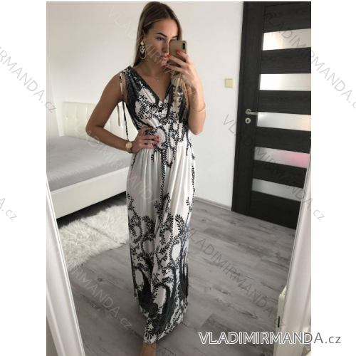 Langes, ärmelloses Icecool-Sommerkleid für Damen (M/L, XL/XXL) ITALIAN FASHION ainuosi IMB239903/DUR