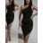 Women's Elegant Sleeveless Dress (S/M ONE SIZE) ITALIAN FASHION IMWD231787