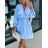 Women's Summer Elegant Long Sleeve Dress (S/M ONE SIZE) ITALIAN FASHION IMWGB231597