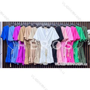 Šaty letný krátky rukáv dámske (S/M ONE SIZE) TALIANSKA MÓDA IMWGB231843