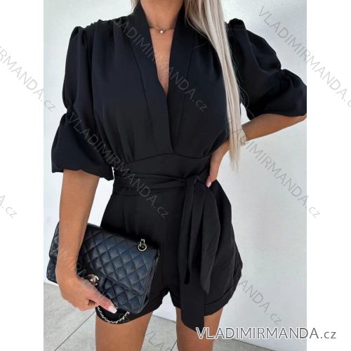 Overal krátký 3/4 dlouhý rukáv dámská (S/M ONE SIZE) ITALSKÁ MÓDA IMWE231905