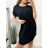 Women's Lace Cotton Short Sleeve Dress (S/M ONE SIZE) ITALIAN FASHION IMM23M7267