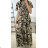 Women's Long Chiffon Short Sleeve Dress (S/M ONE SIZE) ITALIAN FASHION IMWGS231048