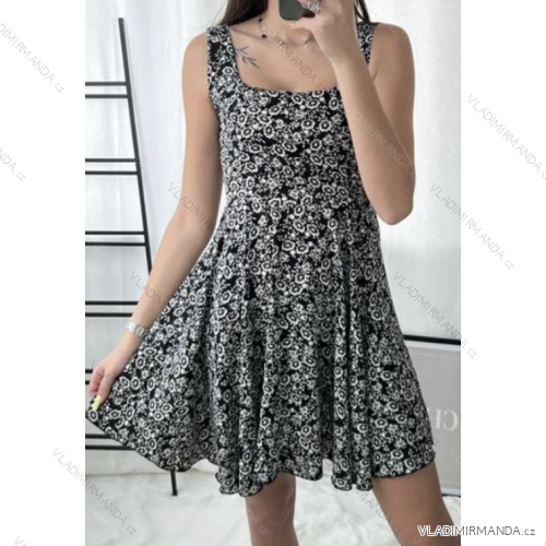 Women's Long Chiffon Short Sleeve Dress (S/M ONE SIZE) ITALIAN FASHION IMWGS231048
