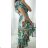Women's Long Chiffon Short Sleeve Dress (S/M ONE SIZE) ITALIAN FASHION IMWGS231048
