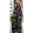 Women's Long Chiffon Short Sleeve Dress (S/M ONE SIZE) ITALIAN FASHION IMWGS231048