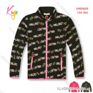 Schwaches Sweatshirt mit Reißverschluss, lange Ärmel, Teenager-Mädchen (134-164) KUGO HM0668