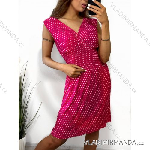 Women's Icecool Sleeveless Summer Dress (M/L, XL/2XL) AINUOSI ITALIAN FASHION IMB237792