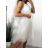 Women's Sleeveless Tulle Short Party Dress (S/M ONE SIZE) ITALIAN FASHION IMM239097