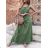 Women's long maxi summer strapless dress (S/M/L/XL/2XL ONE SIZE) ITALIAN FASHION IMD23434